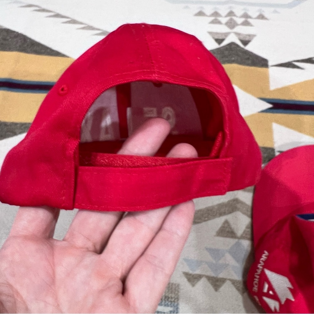 Red Baseball Caps - Picture 2 of 5